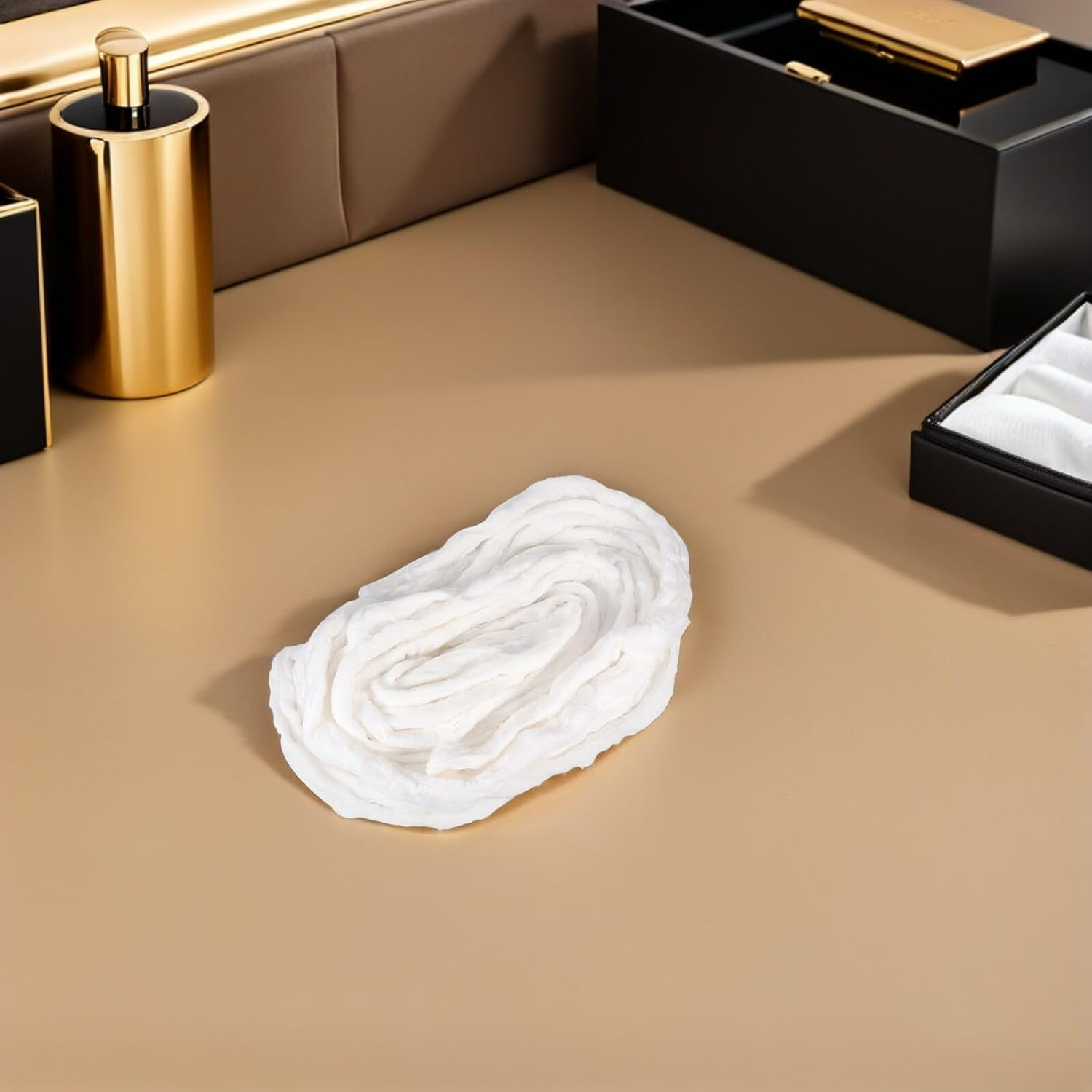 Ipetboom 2Bags Soft and Lightweight Makeup Remover Pads Cotton Roll for Manicures Salon Beauty Kit Cotton Swab for Skin Care image number 4