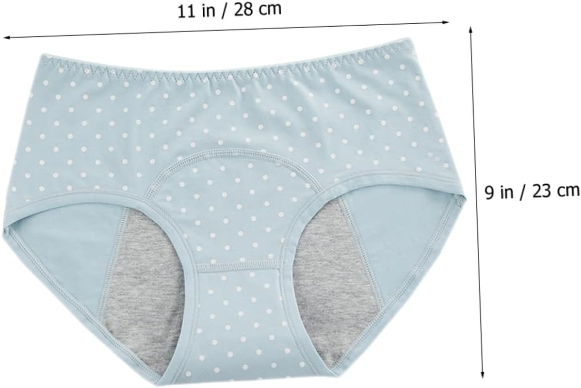 3Pcs Women Menstrual Underpants Mid Waist Safety Underwear for Period Protection Breathable and Comfortable Material Suitable for Shrimp Lake image number 4