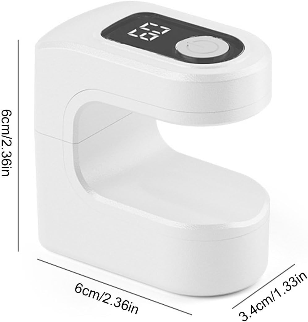 Small UV Light for Nails | USB Rechargeable Fingernail Lamp | Portable Manicure Curing Light for Home Travel Daily Use with 2 Timing Modes image number 6