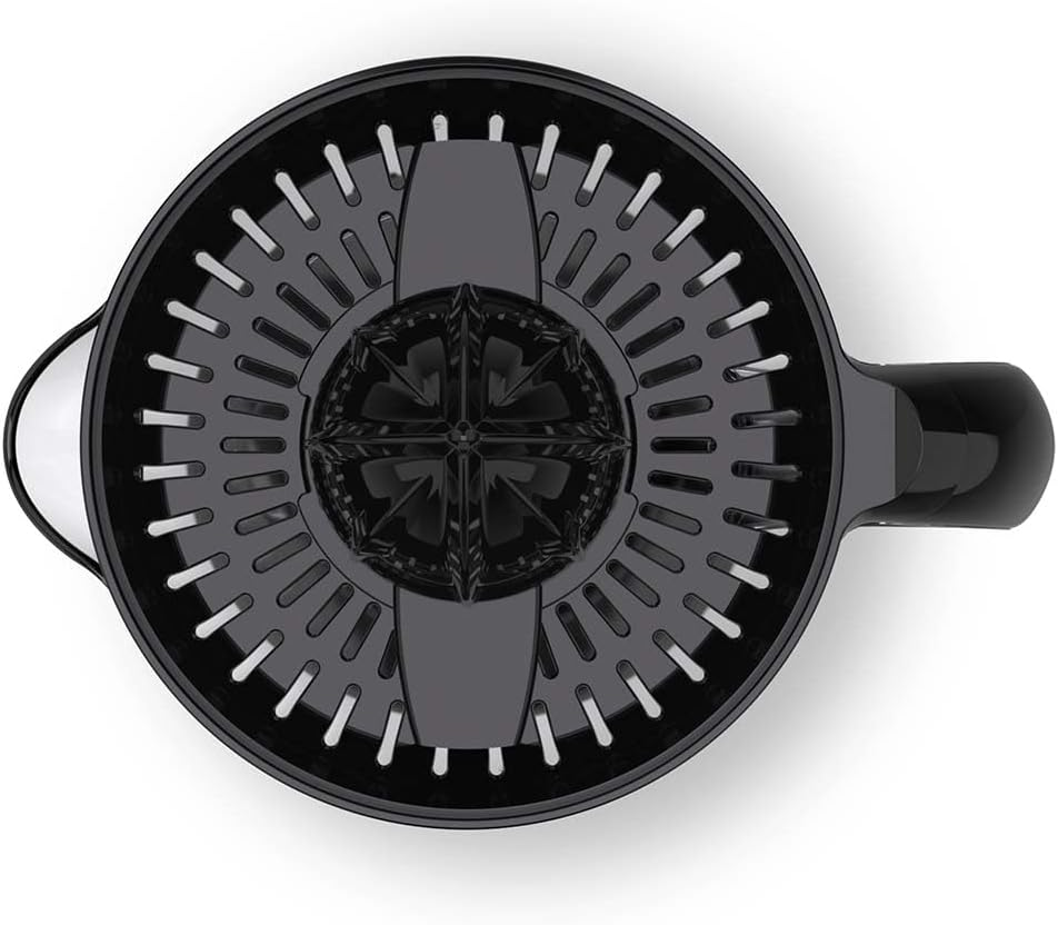 Melissa 40W Electric Juicer - 0.7L Bowl - Two Cones for Small and Large Citrus Fruits - Black image number 3