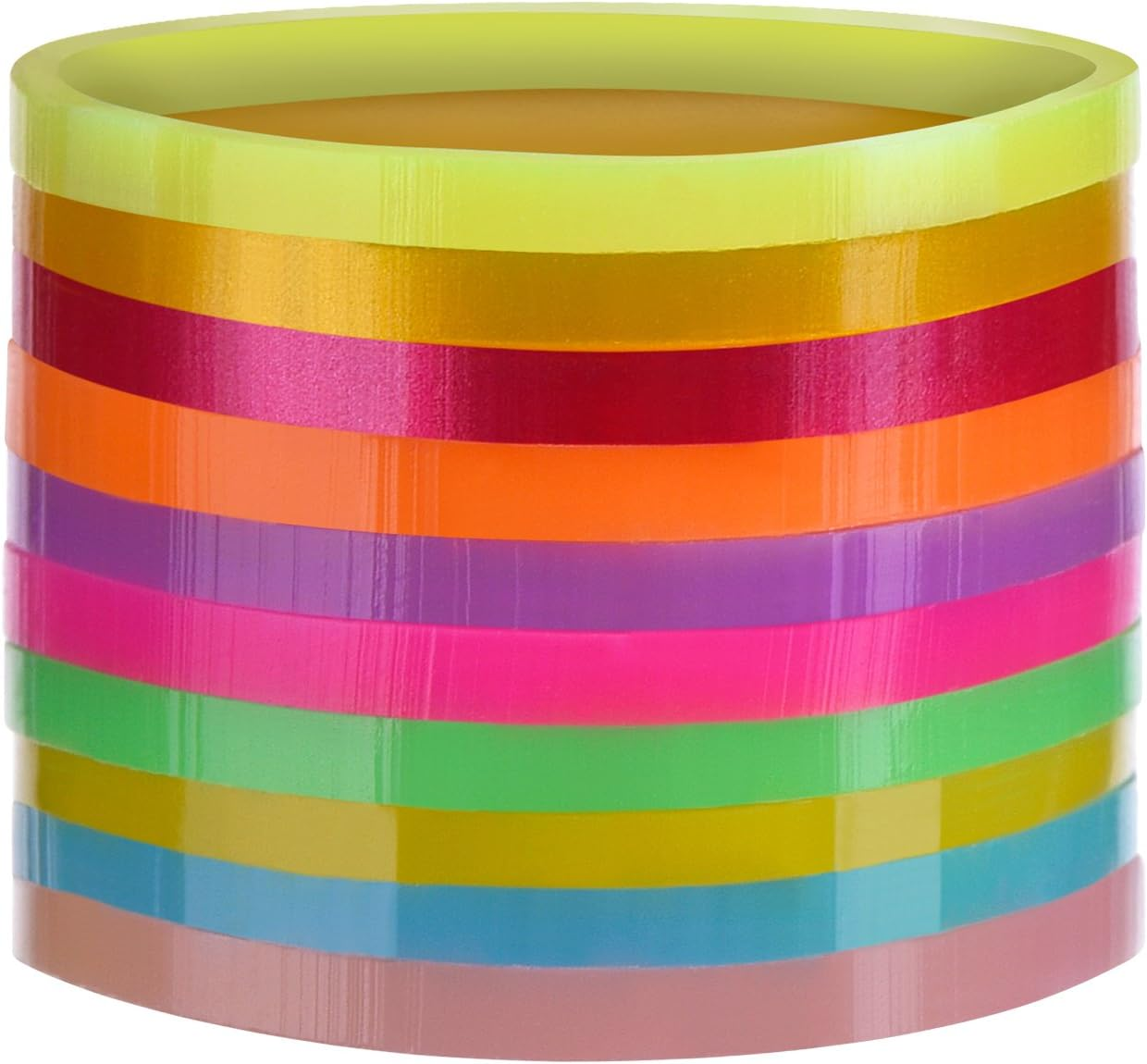 Hicarer Pack of 1000 Mini Rubber Bands Soft Elastic Bands for Kids Hair, Braids Hair, Wedding Hairstyle and More (Multicolor) image number 5