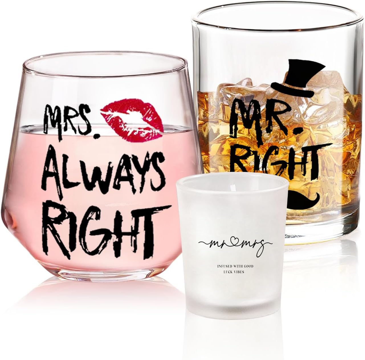 Engagement Gifts for Couples Her and Him Gifts for Newly Engaged Couples Fiancee Fiance Gifts Whiskey Wine Glasses Bride to Be Fiance Gifts for Women Engagement Party Decorations