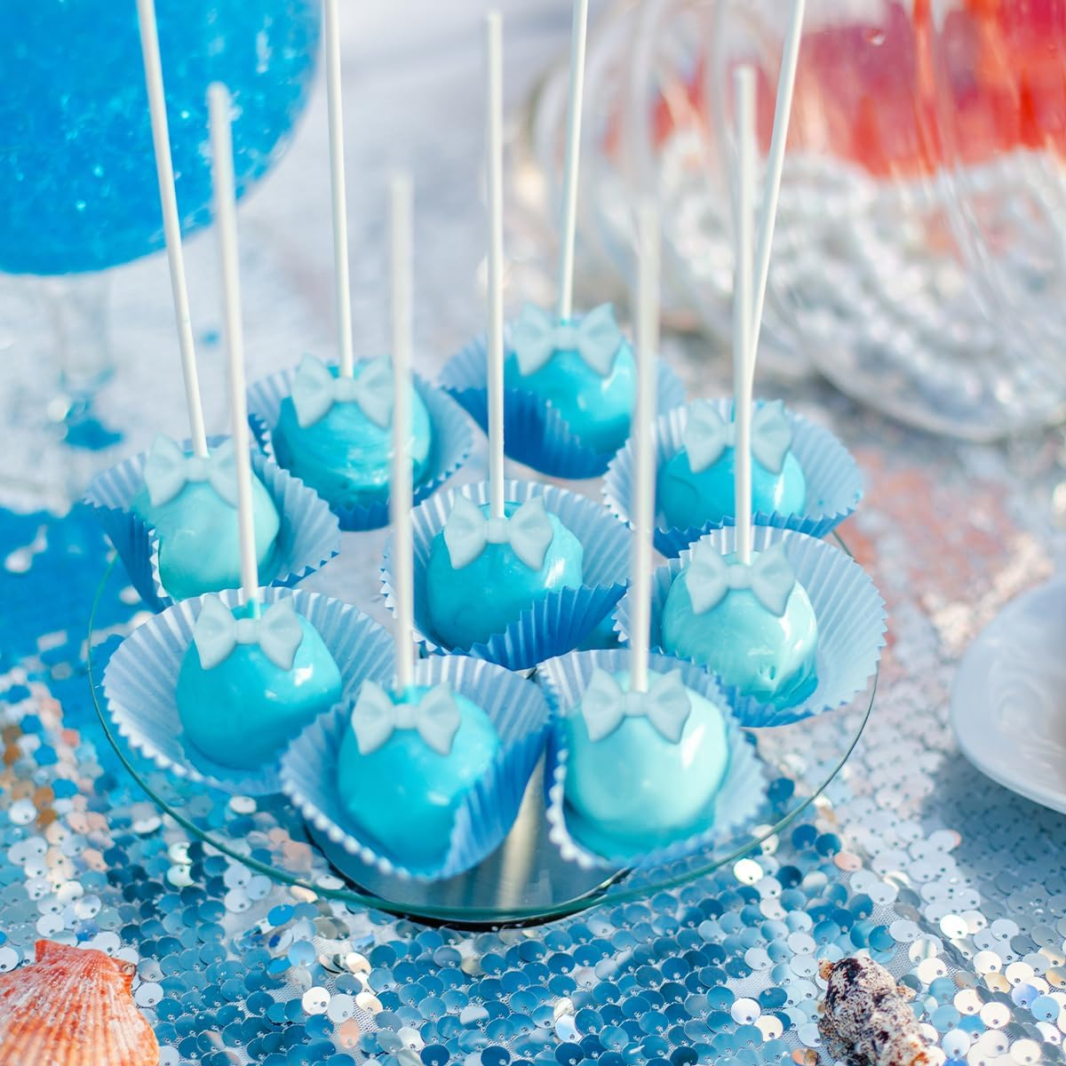 NILLOS Bowknot Fondant Mold, 2 PCS Bows Cartoon Silicone Mold for Dessert, Ice Cube, Chocolate, Cake Decorating (Pink) image number 2