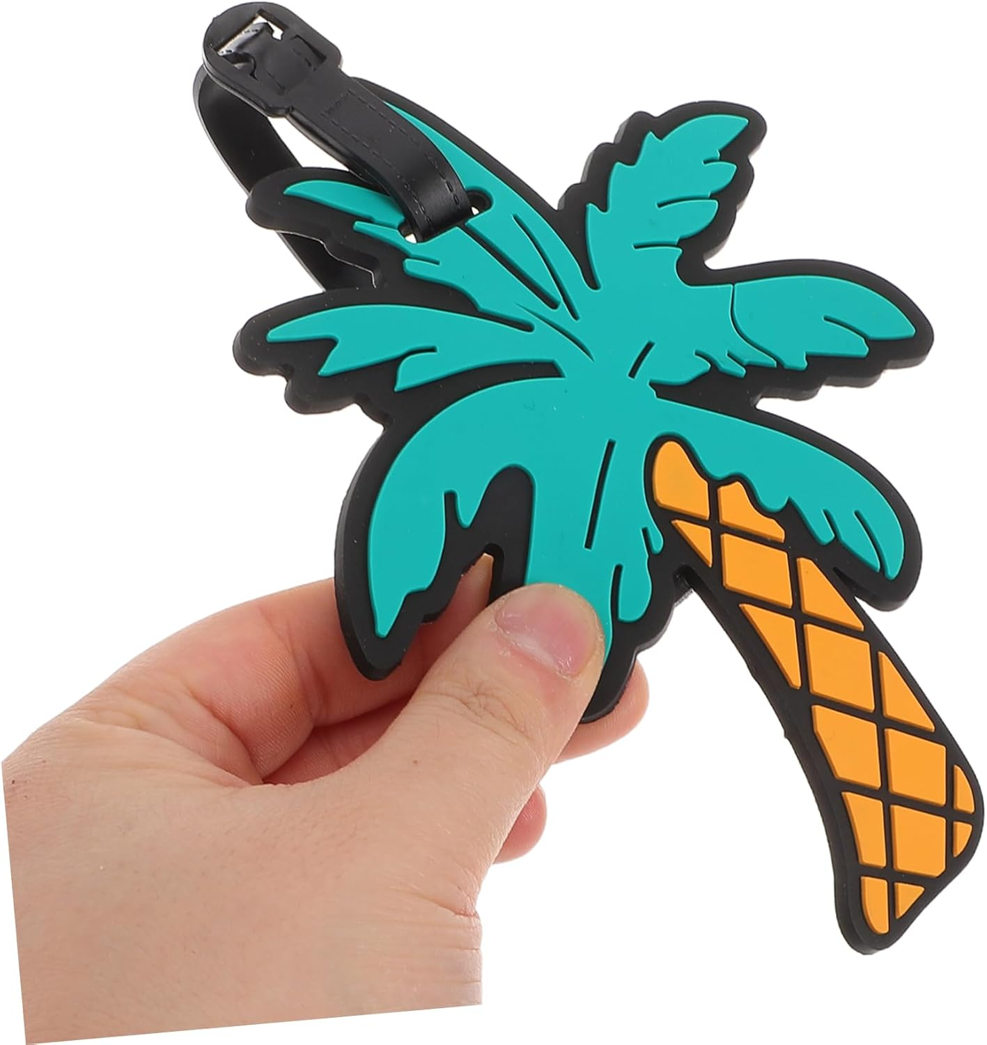 NIYANGLE 3Pcs Hawaiian Sunglasses Luggage Tags Travel Id Suitcase Tag Women Men Baggage Decor image number 6