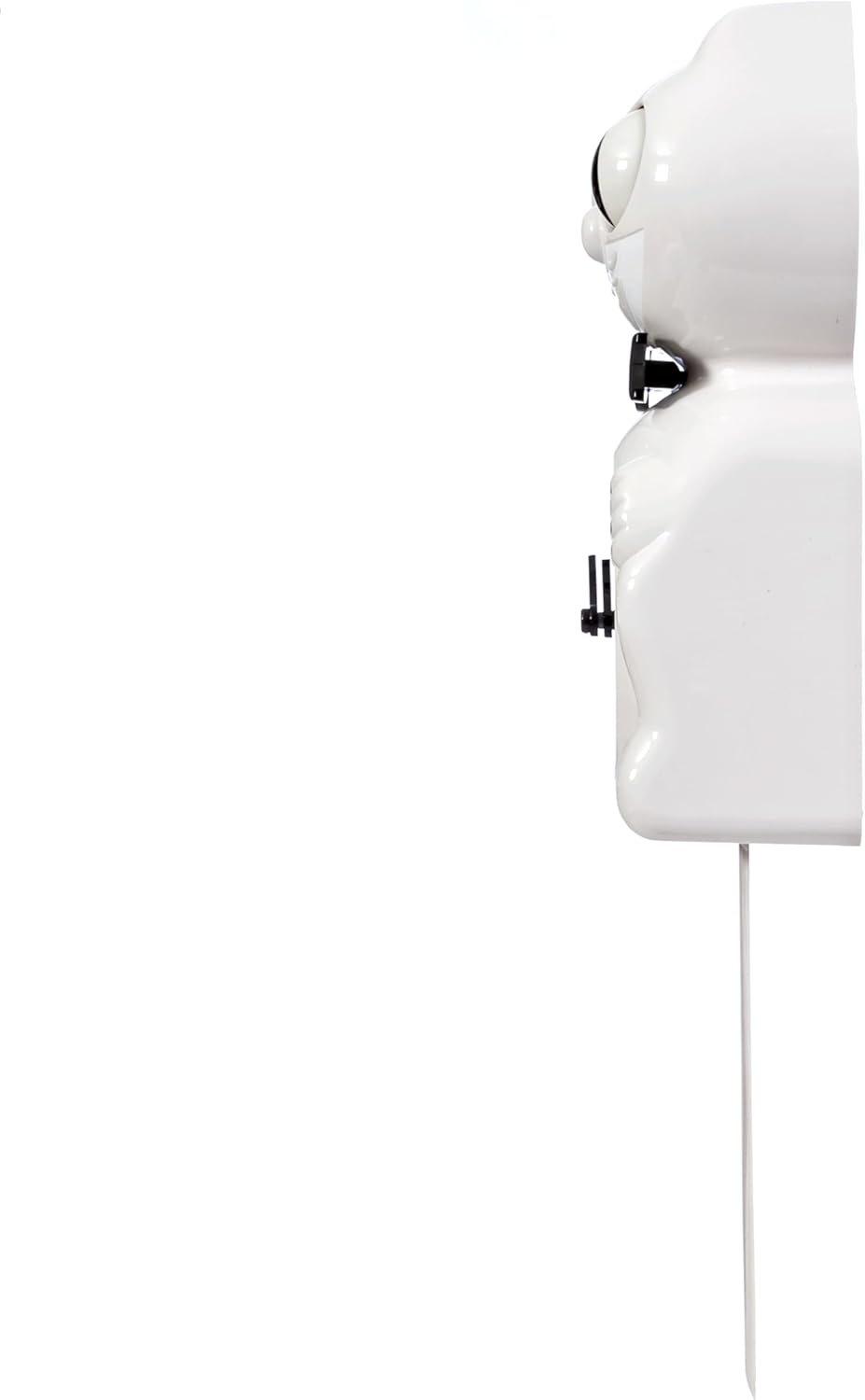 Kit Cat Klock&reg; Limited Edition White - Iconic Retro Cat Clock with Moving Eyes and Tail, Battery Operated Wall Clock, Made in USA, Perfect for Home Decor, Modern Clock, Unique Gift image number 5