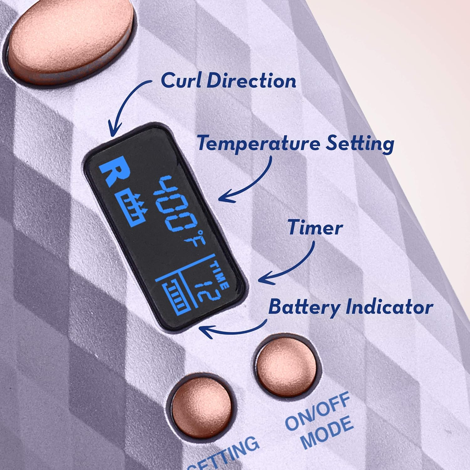 Conair Unbound Cordless Auto Curler - Rechargeable Auto Curler for Curls or Waves image number 2