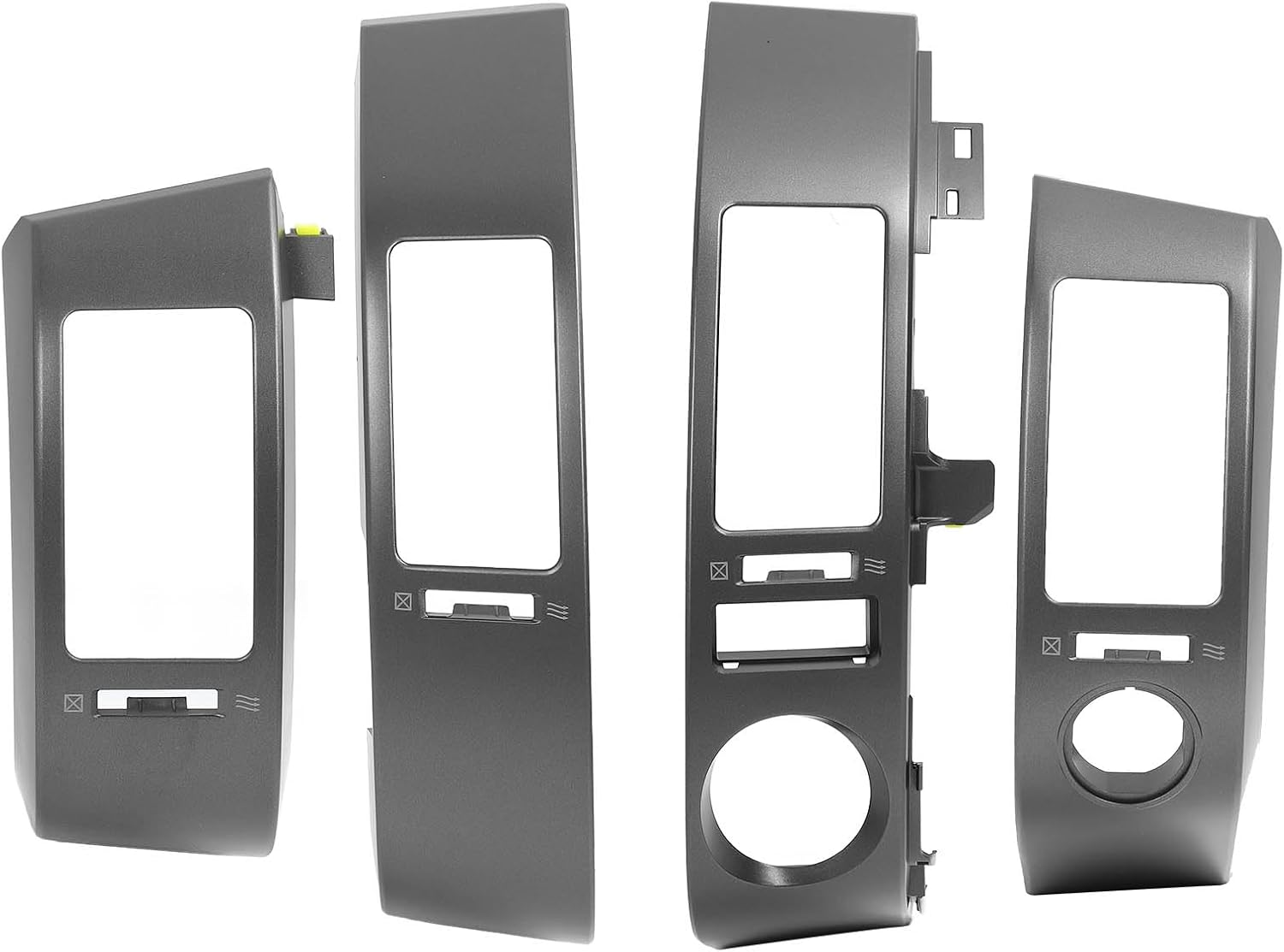 A/C Dash Air Vent Trim Panel, Air Vent Outlet Frame Cover, Compatible with Prius 1.5L 2004-2009, Replaces# 55670-47060, 55680-47020, 55062-47010, 45564-37020, 4Pcs image number 5