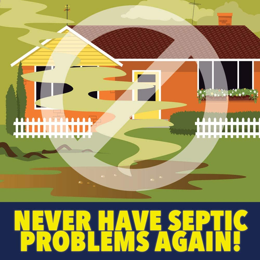 Septic Tank Treatment - 1 Year Supply of Septic Treatment- Dissolvable Septic Tank Treatment Packets - Use Septic Treatment Enzymes Packets Monthly to Prevent Expensive Septic Tank System Backups image number 3