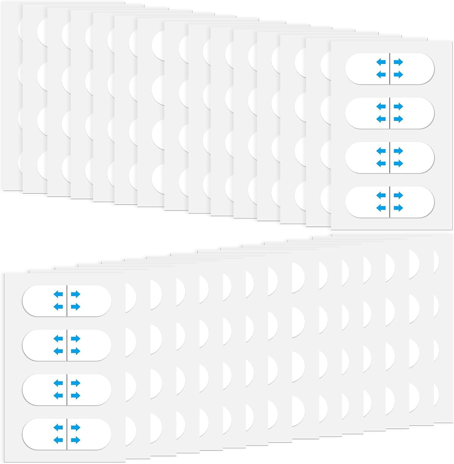 Face Lift Tape Invisible - Instant Face Lift & V Shape Contour - Overnight Wrinkle Patches for Forehead, Neck & Double Chin- Anti-Aging Skin Tightening Tape to Hide Wrinkles & Fine Lines (120PCS) image number 4