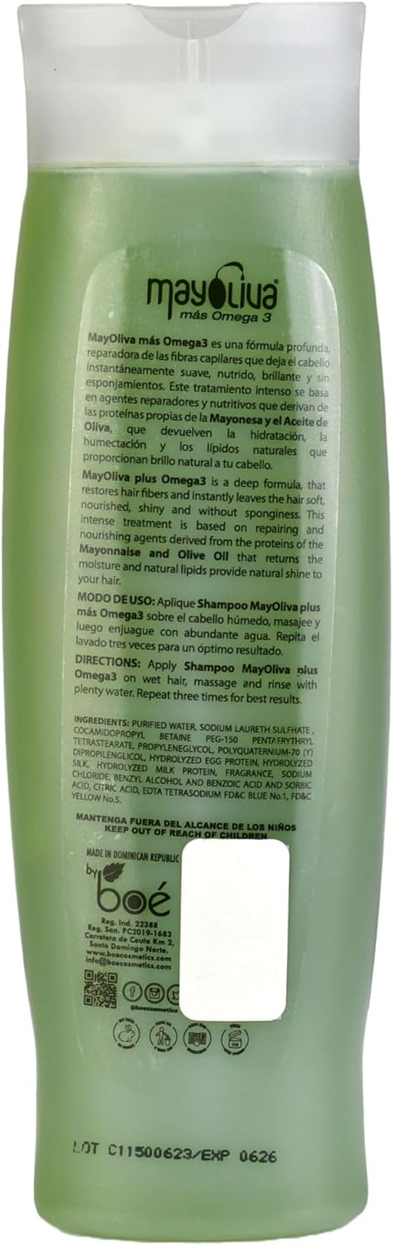 Mayoliva Intensive Conditioning Therapy for Dry & Damaged Hair, Shampoo, 12 Ounce image number 1
