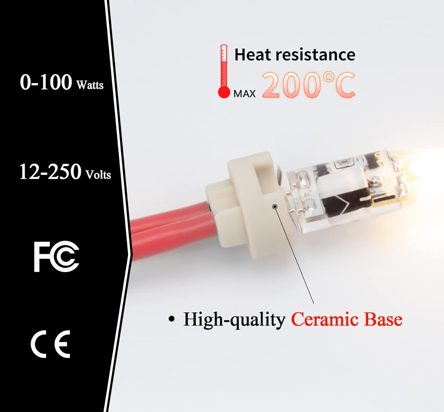 Dicuno (6-Pack) Bi-Pin Base, Lamp Holder G4, G6.35, GY6.35, GX5.3 MR16, GZ4 MR11, GU5.3, Led Bulb Socket, Ceramic Body image number 1