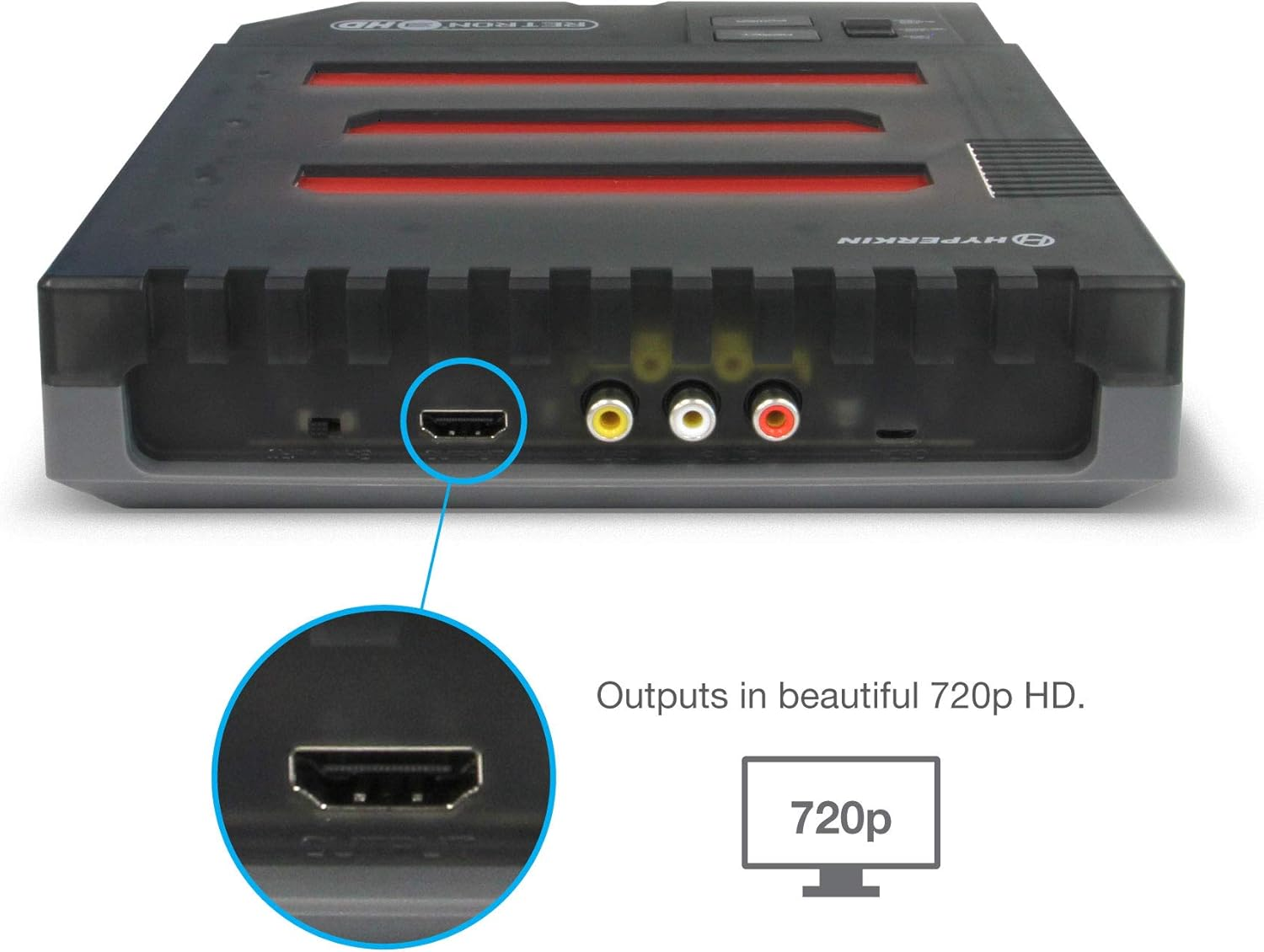 Hyperkin Retron 3 HD 3-In-1 Retro Gaming Console for NES, Super Famicom, and Genesis/Mega Drive (Space Black) - Sega Genesis image number 6