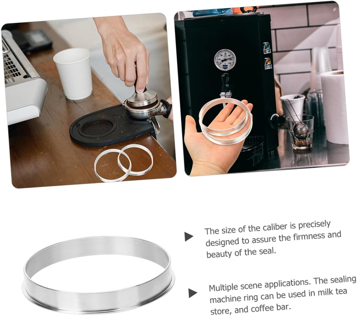 Automatic Aluminum Cup Sealer Ring for Milk Tea Coffee Shops Removable Washable Sealing Machine Accessory Efficient Compact Design Cup Sealer Machine Part image number 4
