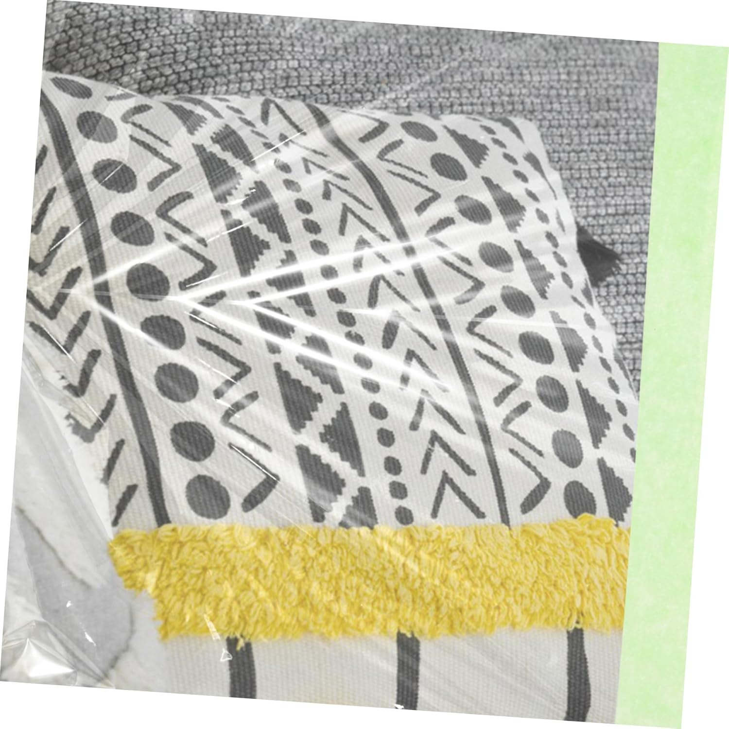 Masking Film for Painting Car Paint Spray Pre-Taped Adhesive Film Roll for Covering Skirting Frames Furniture Protection Reusable Low Tack Japanese Paper image number 5