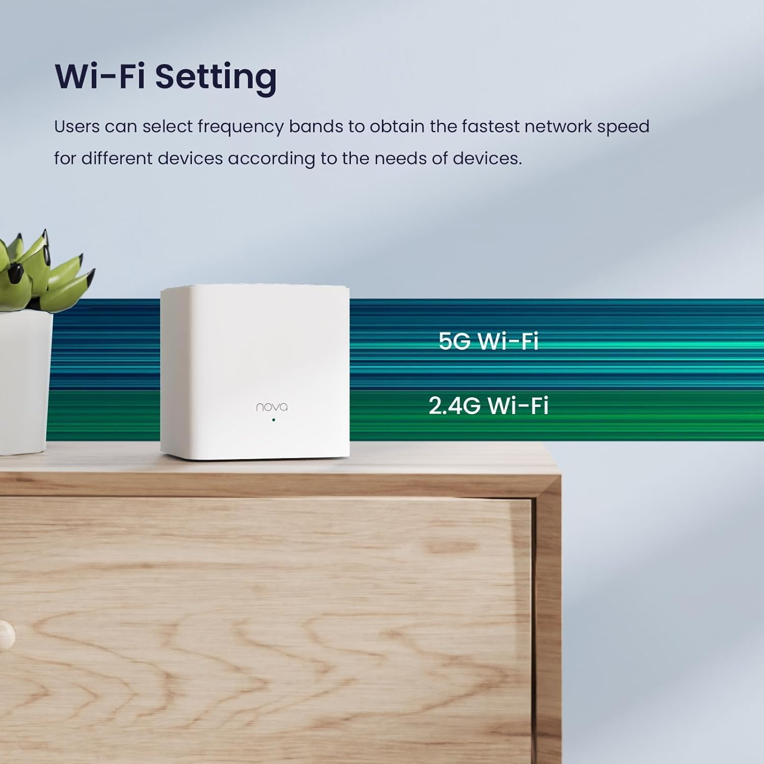 Tenda AX1500 Whole Home Mesh Wi-Fi 6 System, Dual Band Gigabit Wifi Mesh, Smart Ultra-Low Latency Seamless Roaming, Compatible with Alexa, Parental Controls, Easy Setup【Nova Mx3(3-Pack)】 image number 4