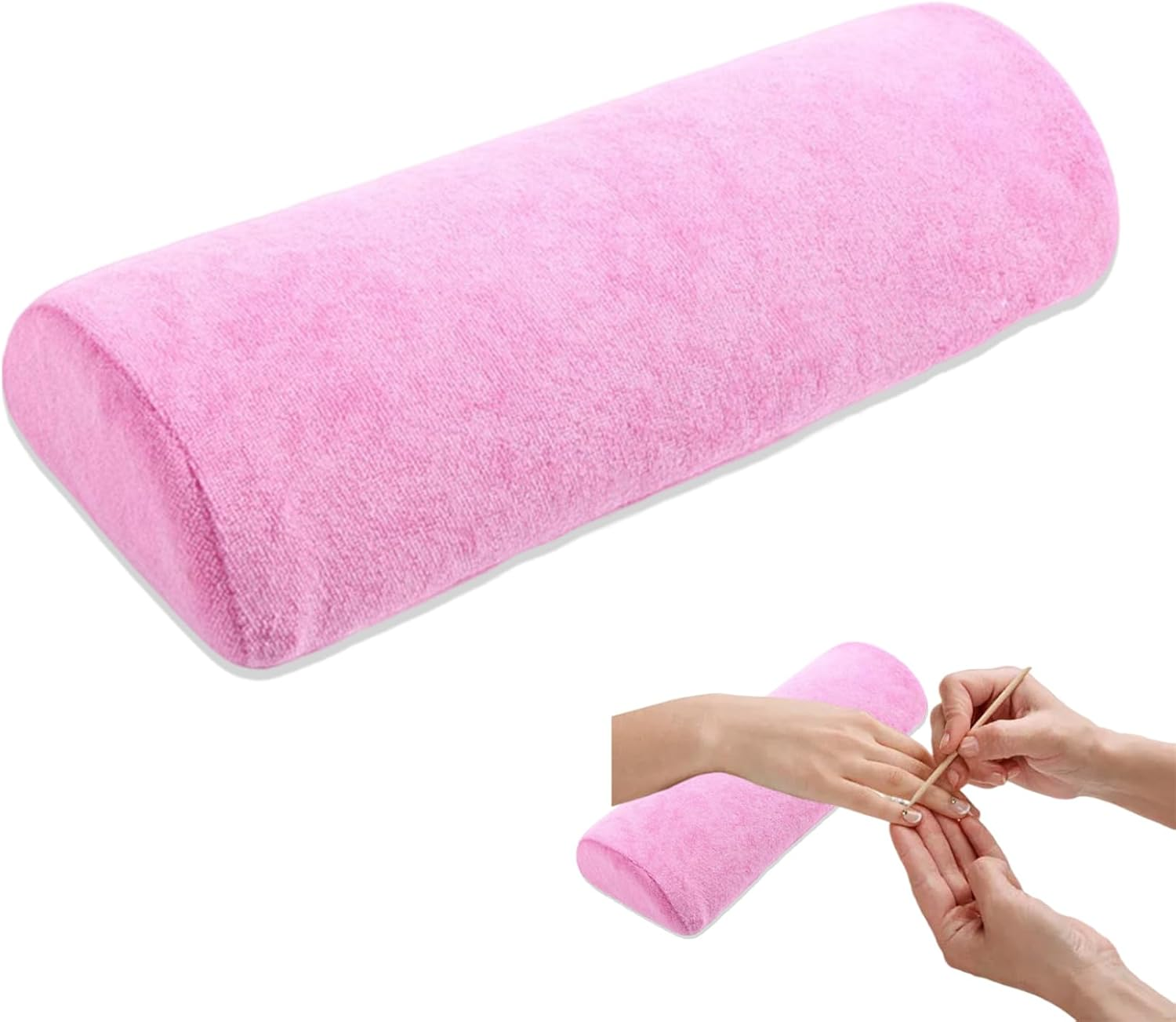 Manicure Hand Rest Nail Hand Rest, Soft Comfortable Manicure, Detachable Washable Arm Pillow, Portable Makeup Cosmetic Tools image number 4