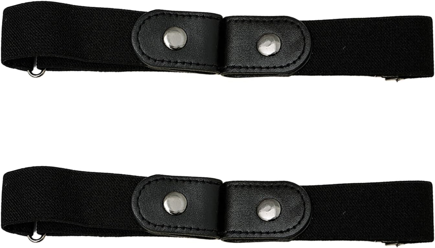 Xolixorium No Buckle Belt Elastic Waistband for Women Men Adjustable Stretch Belt with Secure Comfort for Pants Jeans and Belt Women Use image number 5