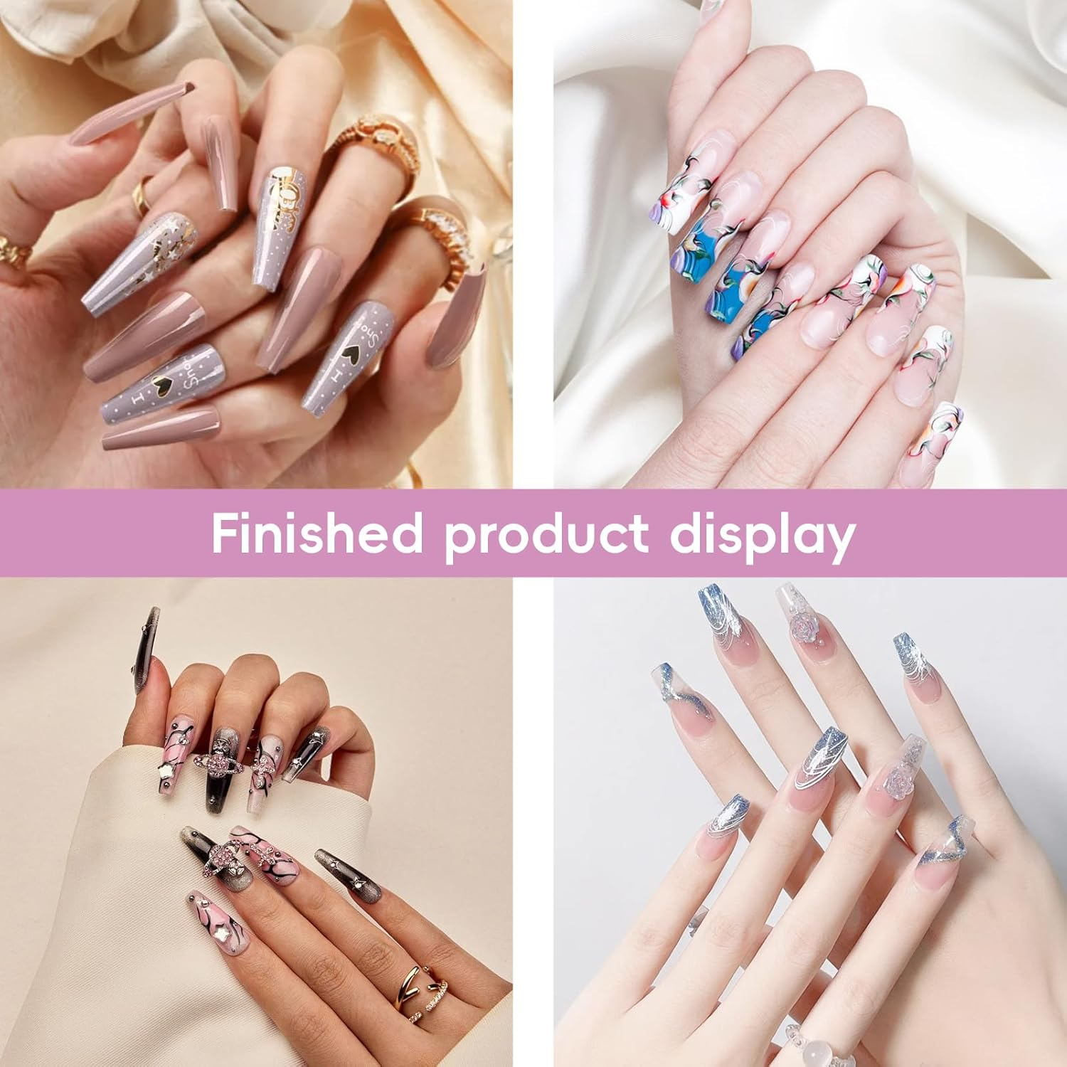 Fine Line Nail Art Brushes for Gel Nails,Nail Art Liner Brushes Set,French Tip Brush Liner Tool Fornail Accessories,Thin Details Fingernails Long Short Line Painting Dotting Fine Drawing Tool,5 Size image number 1