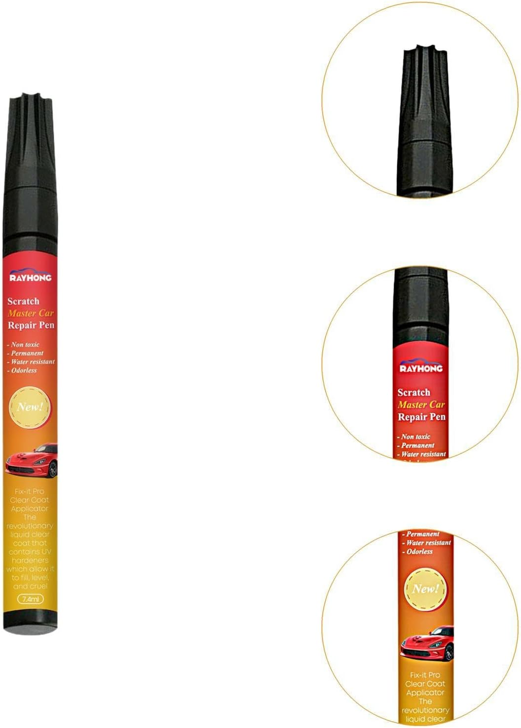 Car Touch up Scratch Remover Waterproof Vehicles Accessory Small Scratches Scratch Repair image number 6