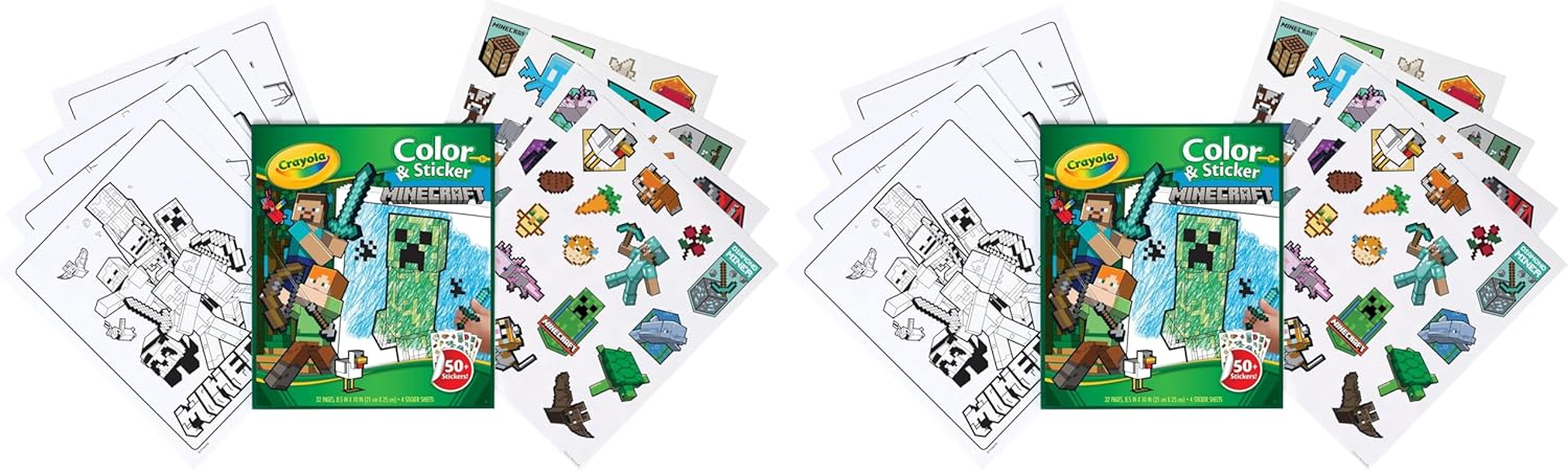 Crayola Color and Sticker Book - Minecraft image number 2