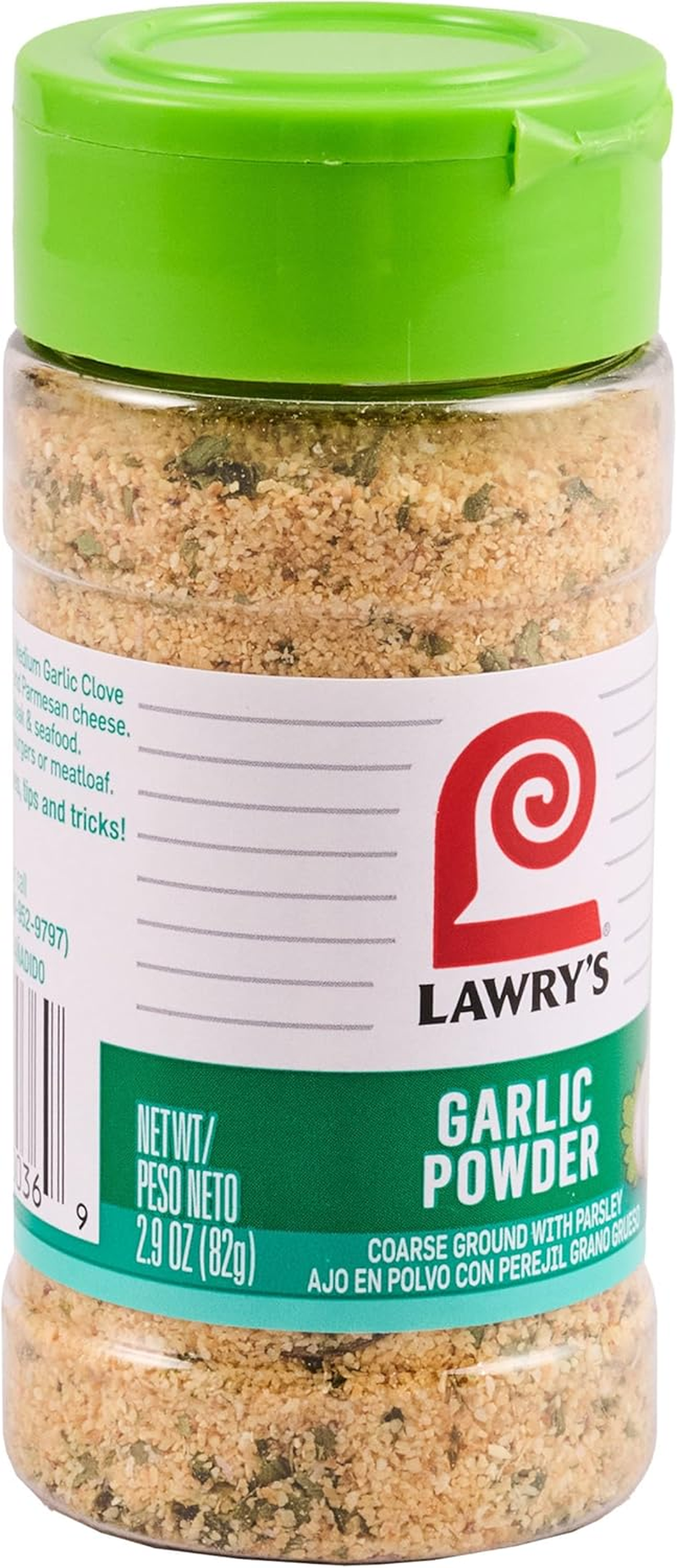 Lawry&rsquo;S Coarse Ground with Parsley Garlic Powder, 2.9 Oz image number 2