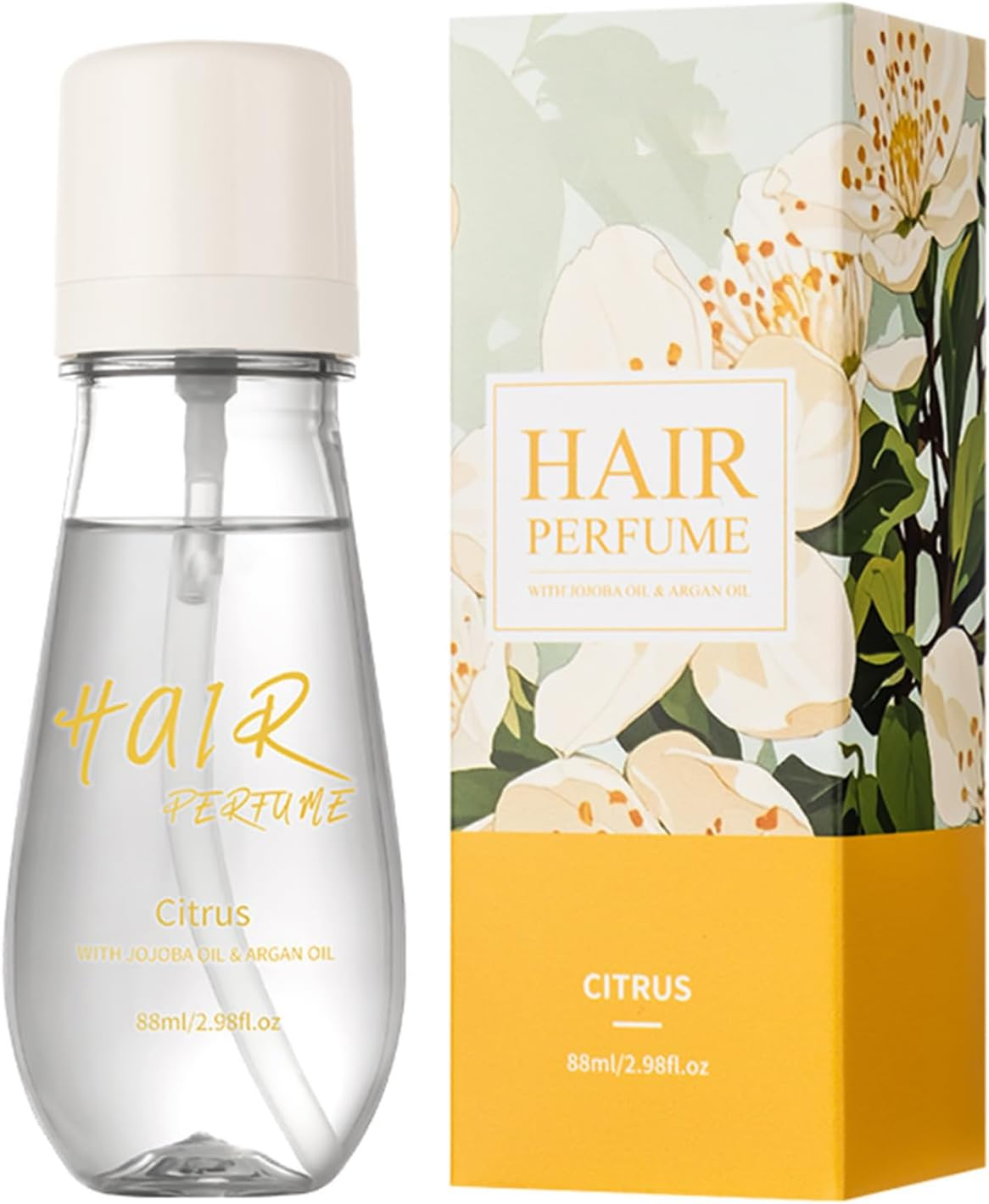 RUNQHUI Rose Orange Blossom Hair Mist Perfume for Women 2 Oz Lightweight Long Lasting Floral Fragrance Aromatherapy Spray Orange One Size image number 2