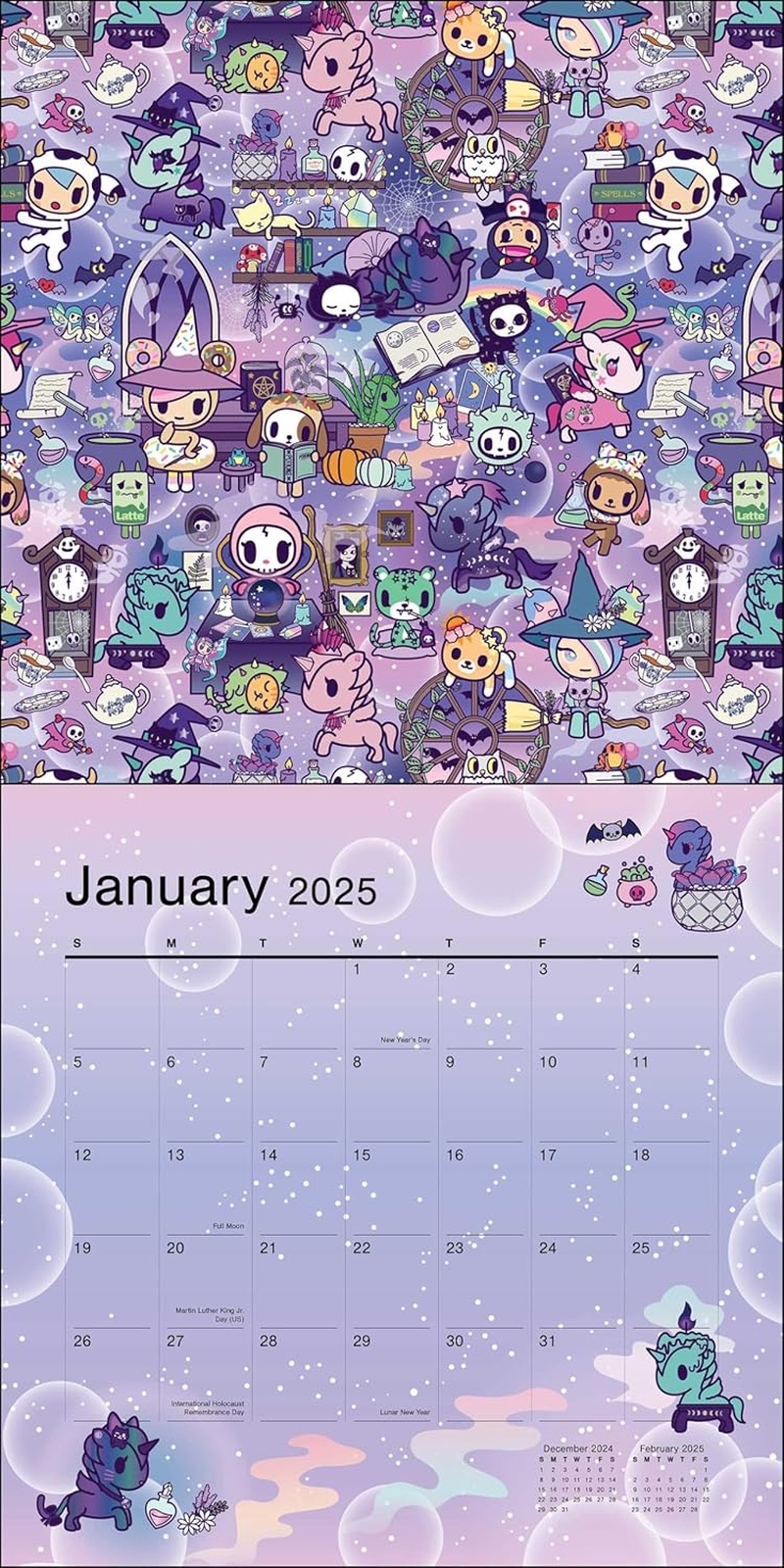 Tokidoki 2025 Wall Calendar image number 1