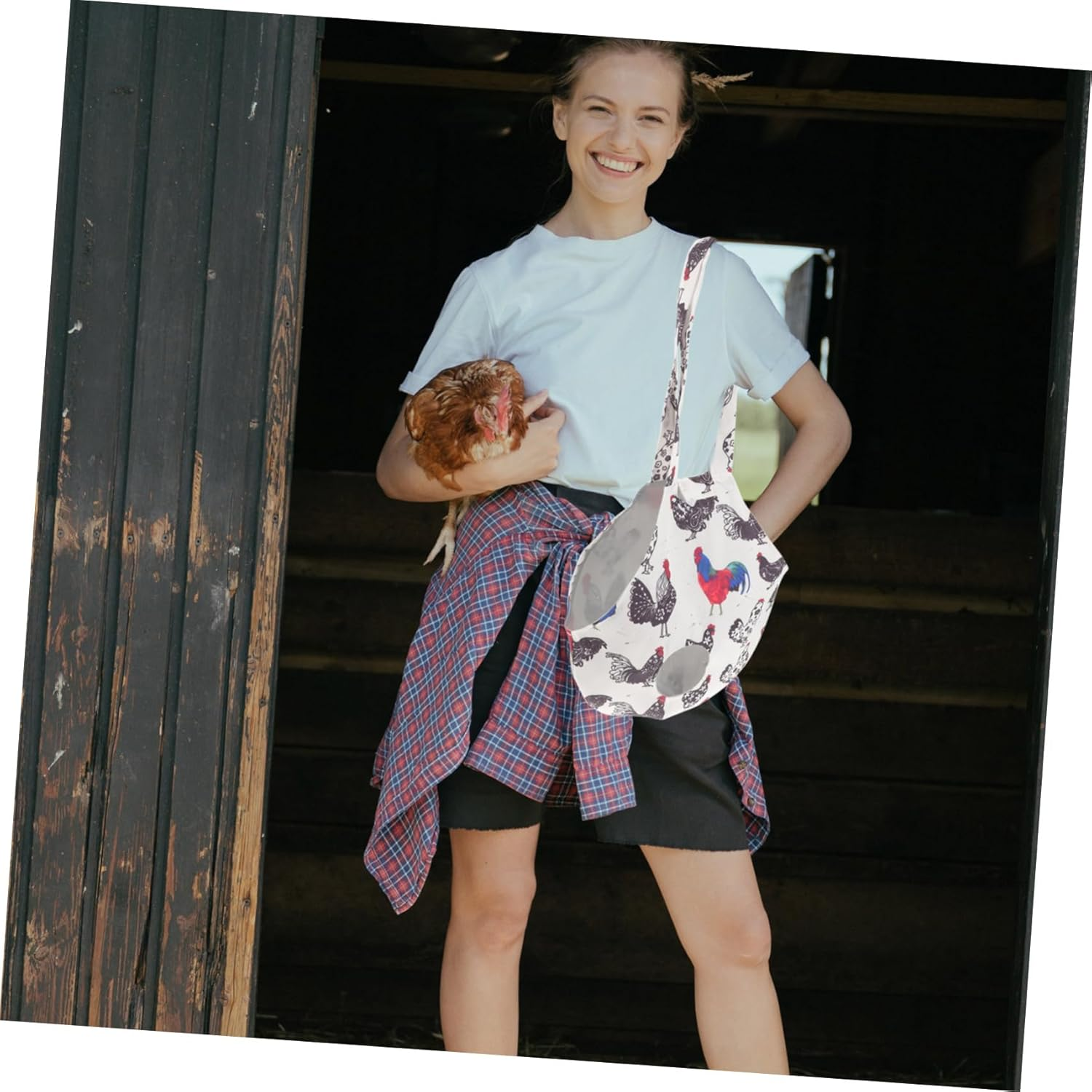 PAMINGONO Versatile Chicken Holder Bag Rooster Catching Bag Hen Sling Easy to Use Washable image number 1