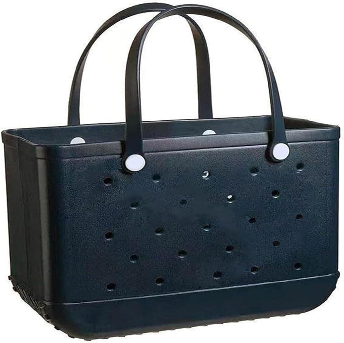 Women Outdoor Rubber Tote Bag,Sports Washable Rubber Tote Bag with Holes | Women'S Portable Travel for Beach Sports Swimming Pool