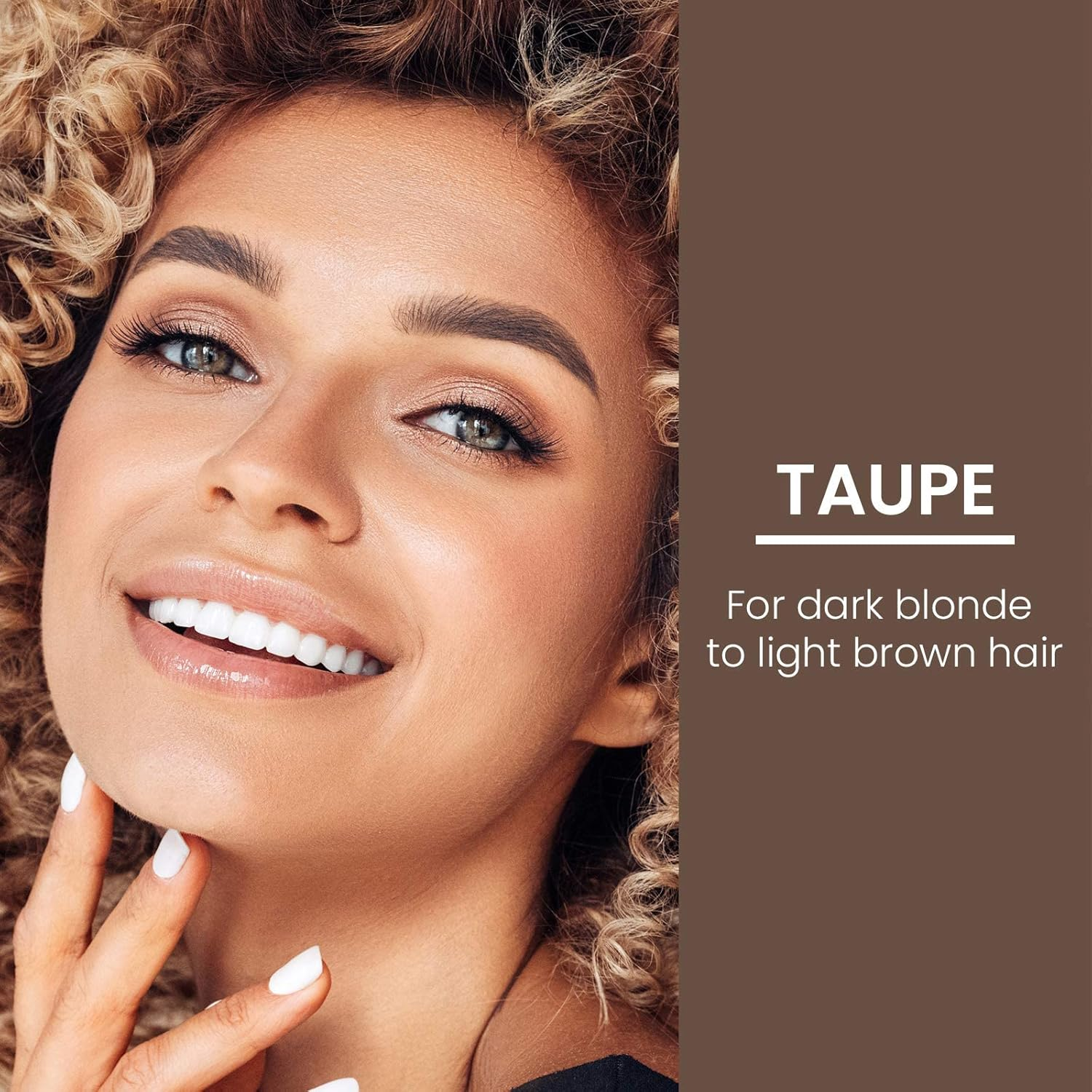 Brow Luxe Definer Pencil by Luscious Cosmetics. Sweat-Proof Eyebrow Pencil. Vegan and Cruelty Free. (Taupe) image number 2