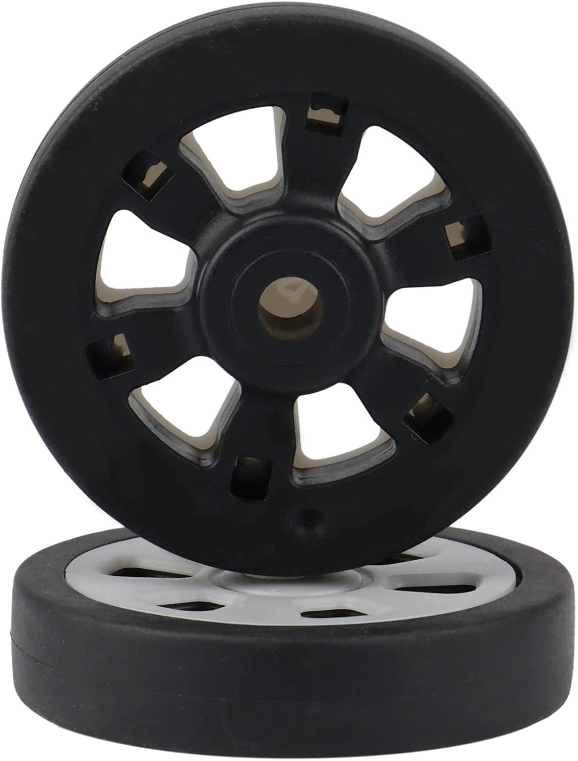 Mellisso 20X Luggage Accessories Wheels Aircraft Suitcase Pulley Rollers Mute Wheel Wear- Parts Repair 55X12Mm image number 4