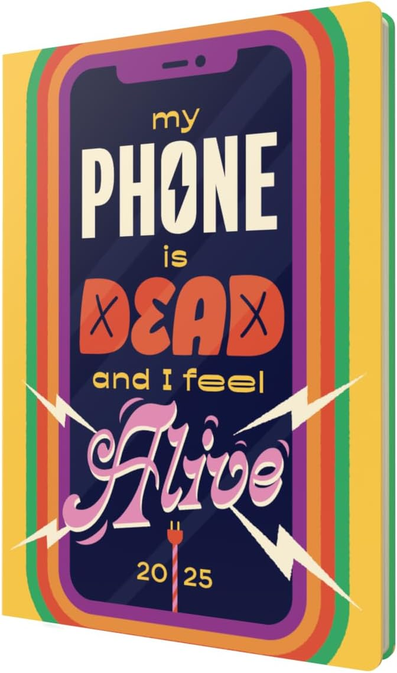 Collins Inspirational Type 2025 Planner - A5 Week to View Diary - Purple - (E-IT153.BF-25) - Stylish Weekly Eco Diary with Recycled Paper