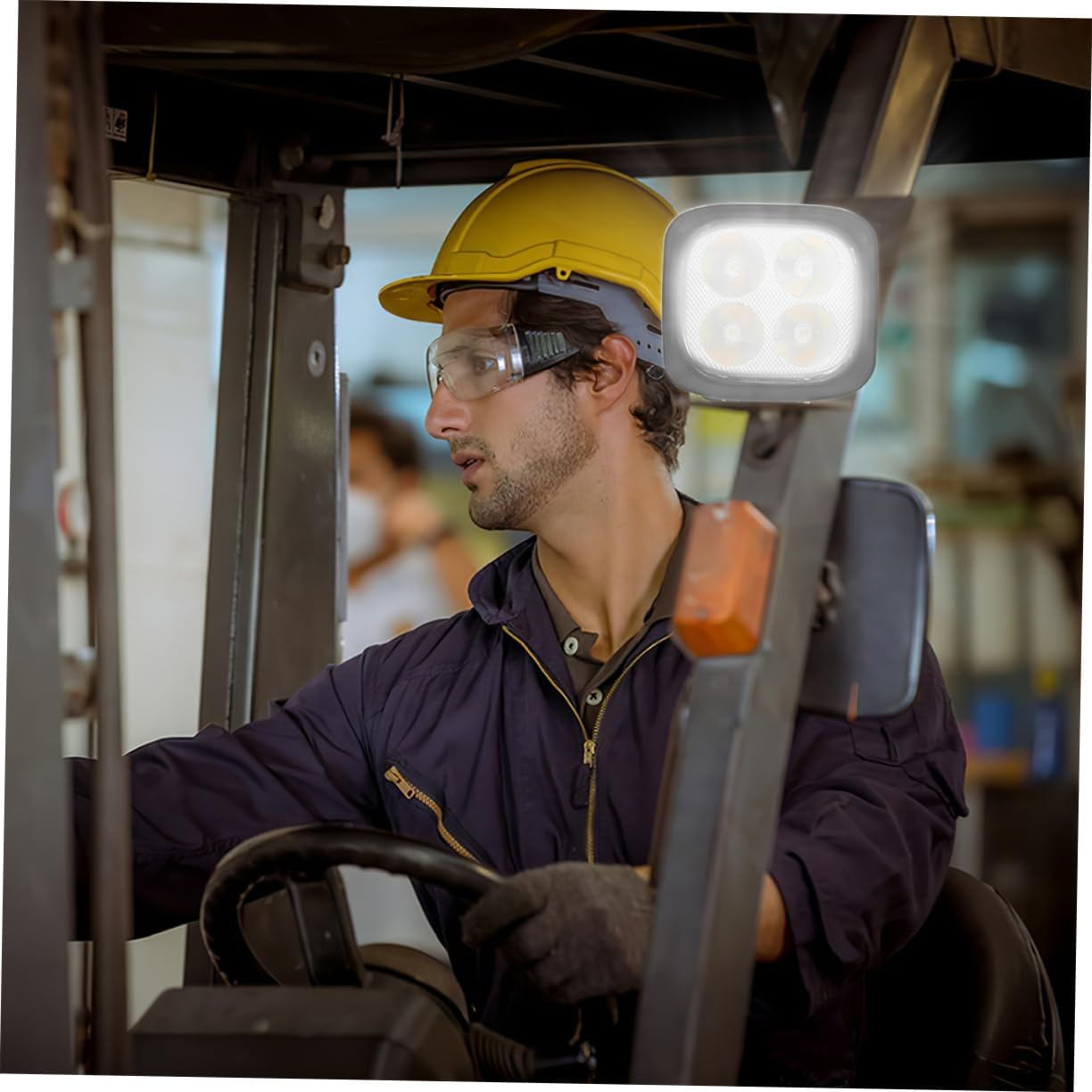 PLAFOPE 2Pcs Led Forklift Lights Work Light Replacement for Forklift Spot for Driving Use image number 4