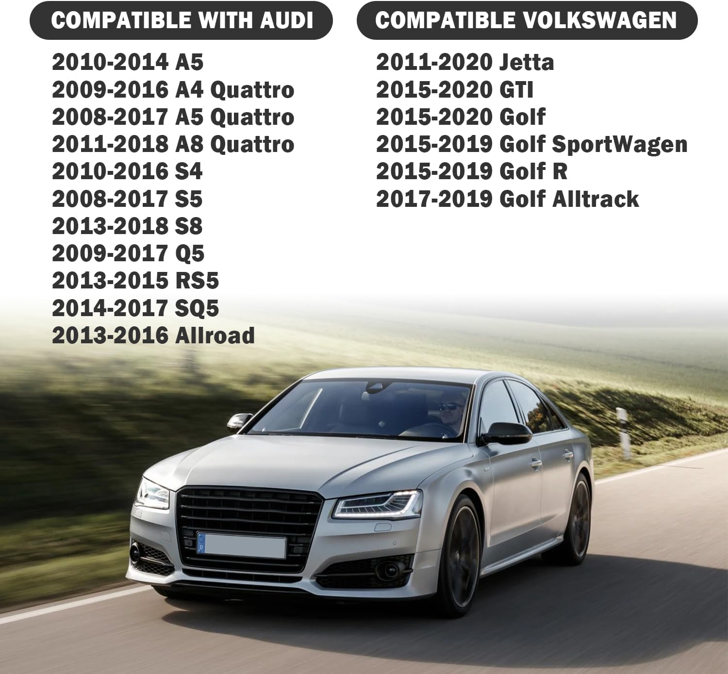 Automotive Gas Cap Replacement Oem#5C0201550T,Tight-Sealing Fuel Cap for Fuel Protection,Fuel Tank Cap Compatible with Volkswagen Golf Sportwagen Audi A4/A5/A8/S4/S5/S5/Q5 image number 6