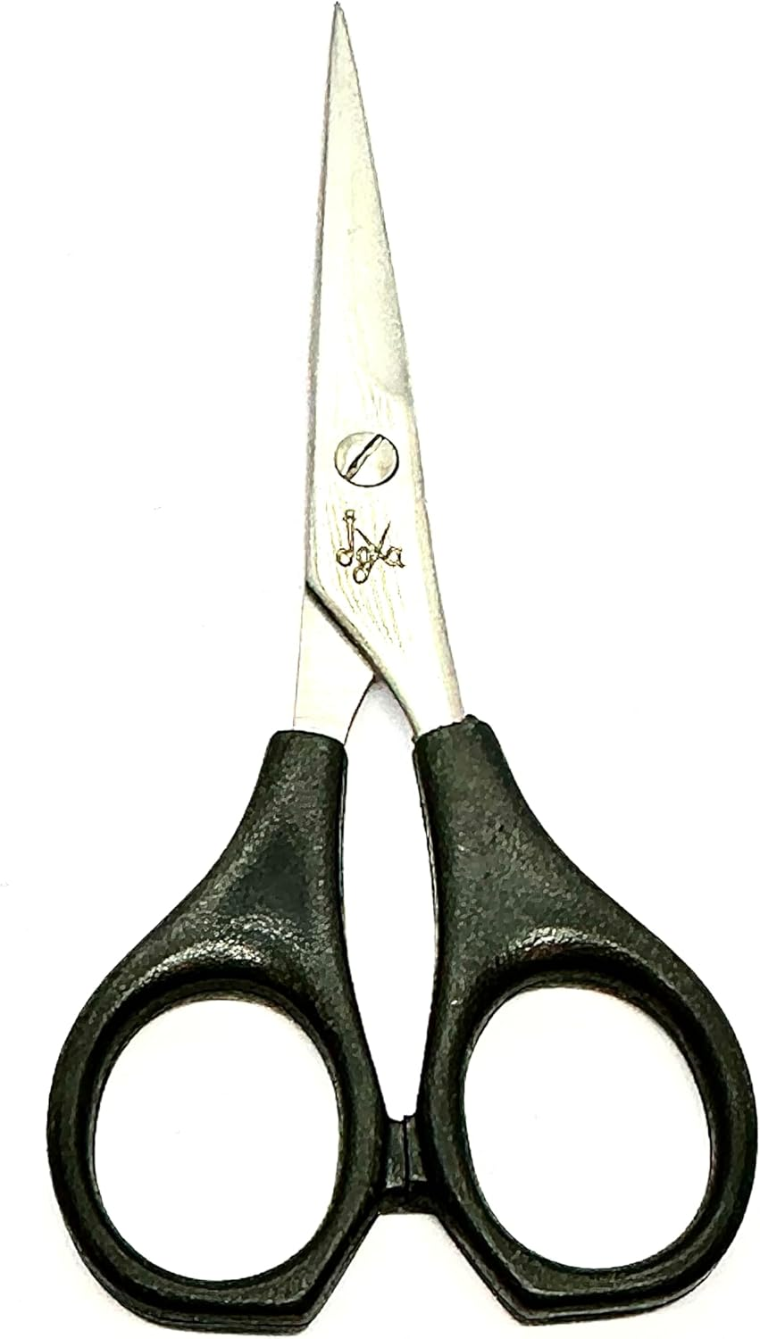 JOYA Barber Scissors 5" Lightweight and Ergonomic Professional Scissors with Black Plastic Rings - Ideal for Students and Hairdressers, Beginners and Academies image number 6