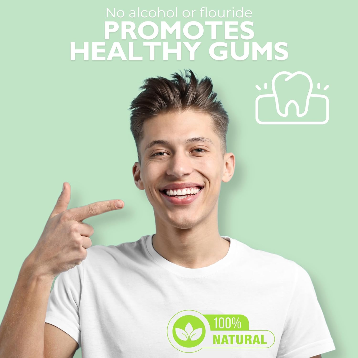 Elementa Silver - Nanosilver Adult Mouth Rinse 20 Fl Oz. - Wintermint image number 3