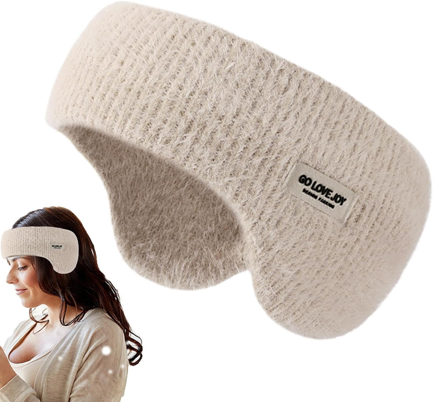 Soundproof Earmuffs for Sleeping, Noise Cancelling Ear Muffs, Noise Cancelling Sleep Headband, Ear Muffss for Sleeping, Winter Warm Soundproof Earmuffs, Portable Ears Muffs for Working, Napping