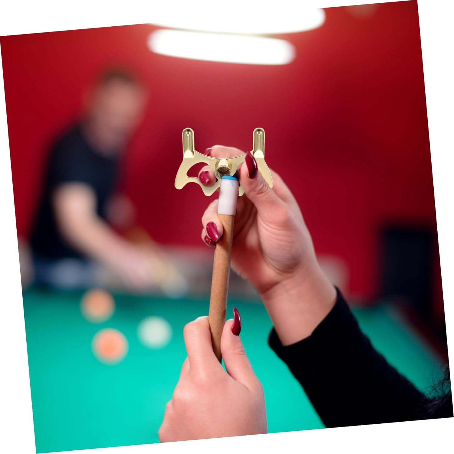 HANABASS 3Pcs Rust-Proof Snooker Bridge Metal Cross, Low and High Pool Cue Bridge Heads Portable Billiard Supply for Professional and Amateur Use image number 1