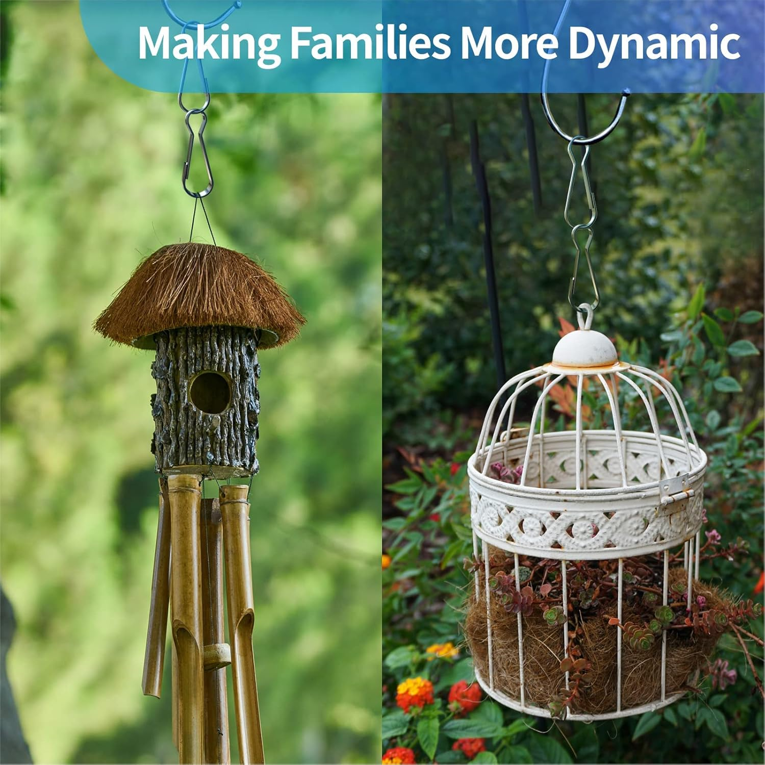 10PCS Stainless Steel Flag Pole Clips - 2 Inch Premium Boat Flag Pole Snaps Hooks - Heavy Duty Spring Snaps - Metal Spring Lanyard Clips for Shower Curtain Key Chain Carabiners image number 5