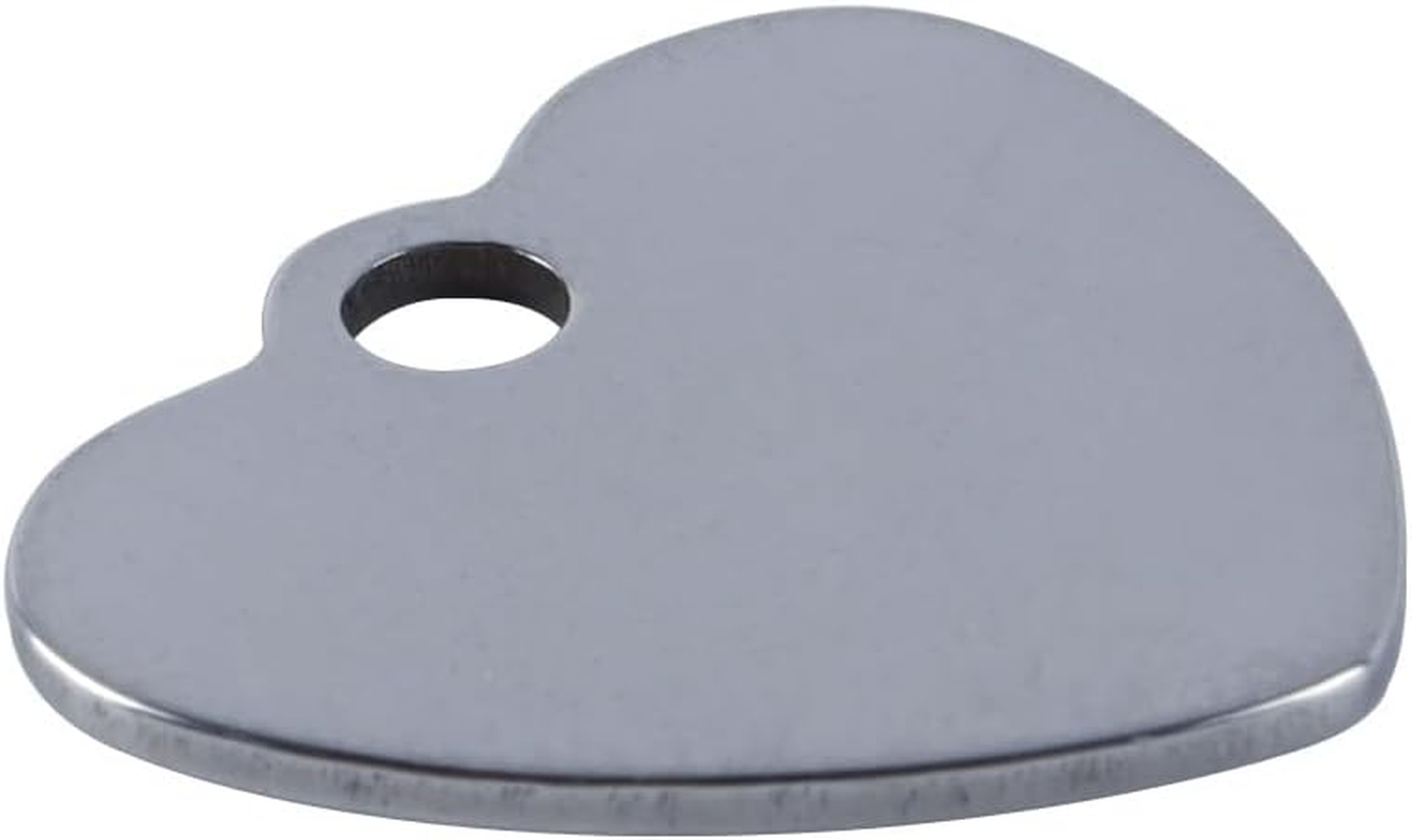 Orivin 24 Pieces Stainless Steel Dog Tag Engraving Blanks Blank Dog Tag Tags Key Rings round DIY Key Ring for Crafts image number 4