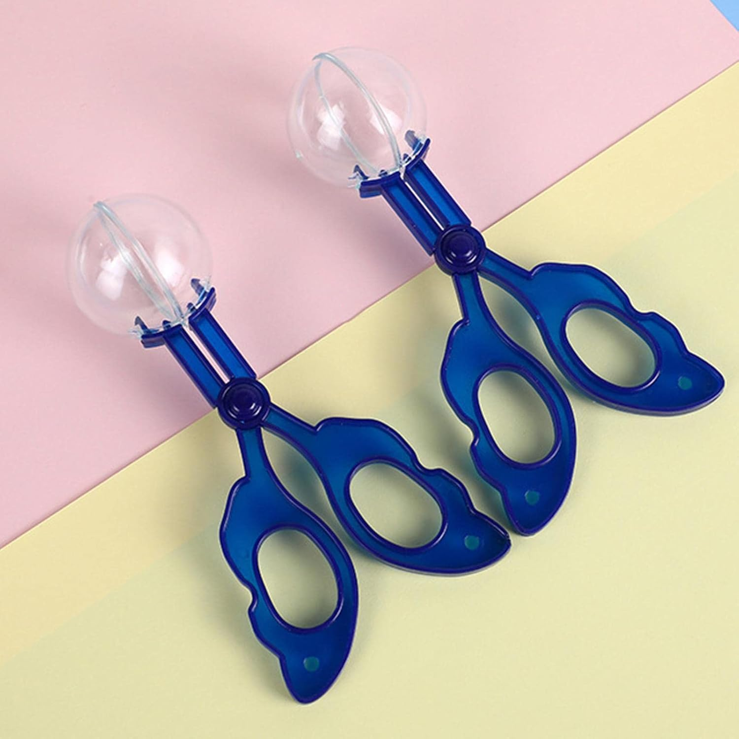 Bugs Catcher Toy | Bugs Insect Scissor for Children,Skill Development Toy Nature Exploration Observation for Outdoor Adventure Games Seta-Au - 10 Pcs Blue Insect Clip image number 3
