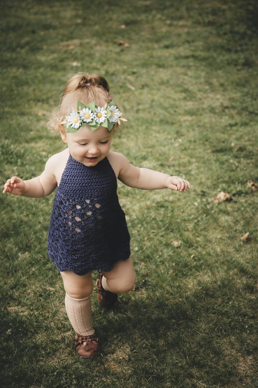 California Tot Animal Headbands with Glitter Ears & Felt Flowers for Toddlers, Girls - 3 Pack Unicorn image number 5