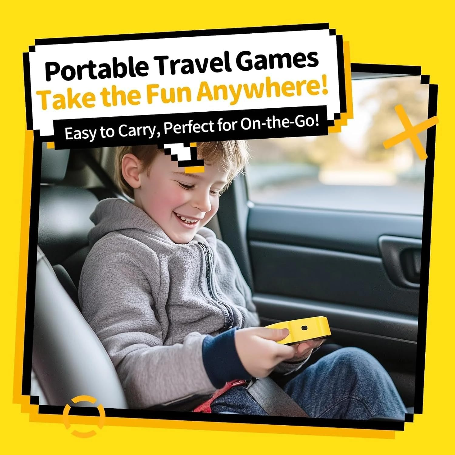 Handheld Electric Puzzle Game Console - Tic Tac Toe Game Educational Road Trip Activities for Kids - Board Games, Juegos Para Ni&ntilde;os - Ideal Birthday for Kids and Adults image number 6