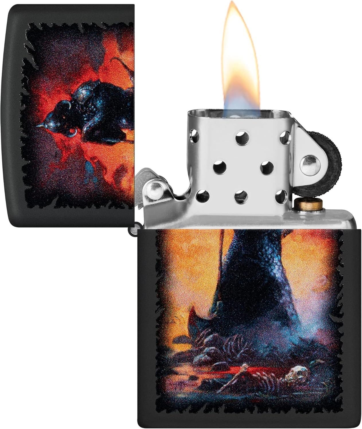 Zippo Frank Frazetta Death Dealer Three Lighter