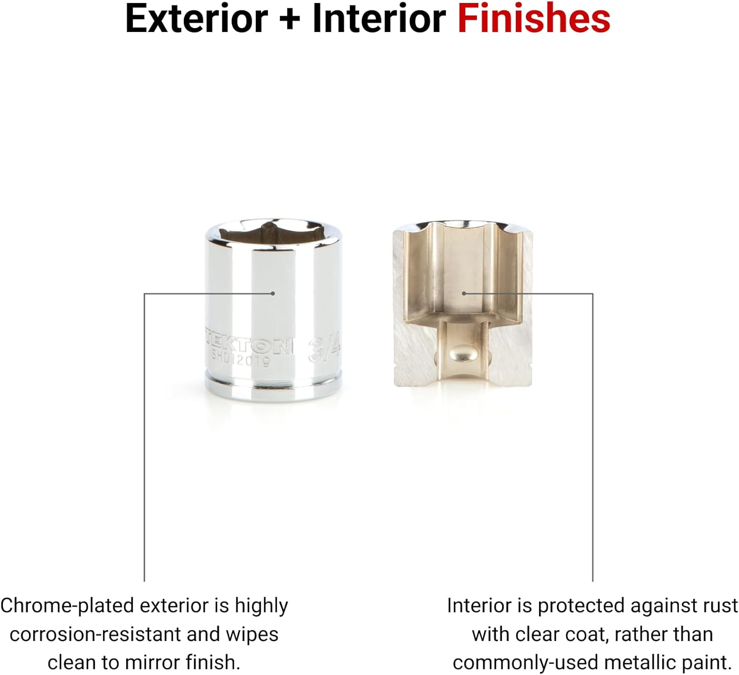 TEKTON 3/8" Drive X 12 Mm 6 Pt. Socket image number 2