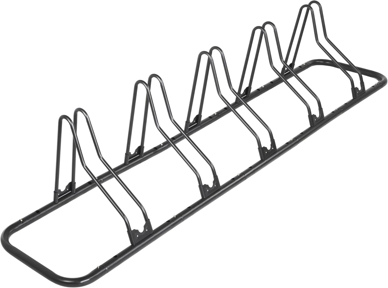 Cyclingdeal 2-6 Bicycle Floor Type Adjustable Parking Rack Stand - Mountain MTB & Road Bikes Indoor Garage Storage image number 5