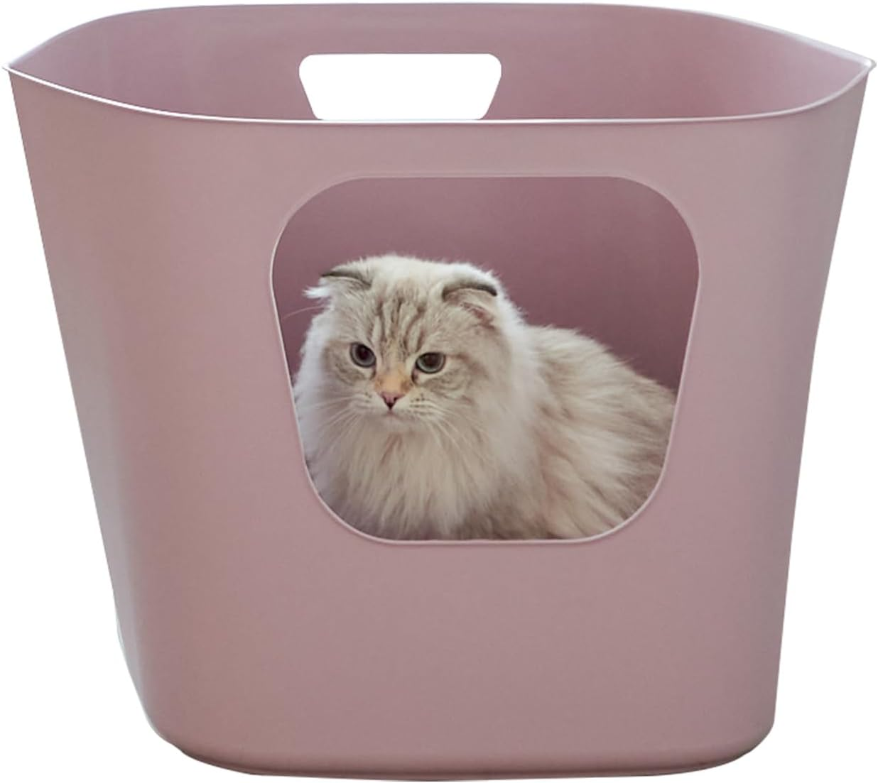 [OFT] Flexible Litter Box, Olive Green, Cat Toilet, Large, 98% Recycled Plastic, Large, Splash-Proof, Includes Handle, Washable