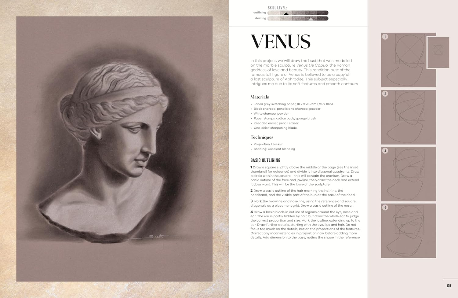 Step-By-Step Portraits from Simple Shapes: a Beginner'S Guide to Drawing Faces and Figures in Proportion image number 2