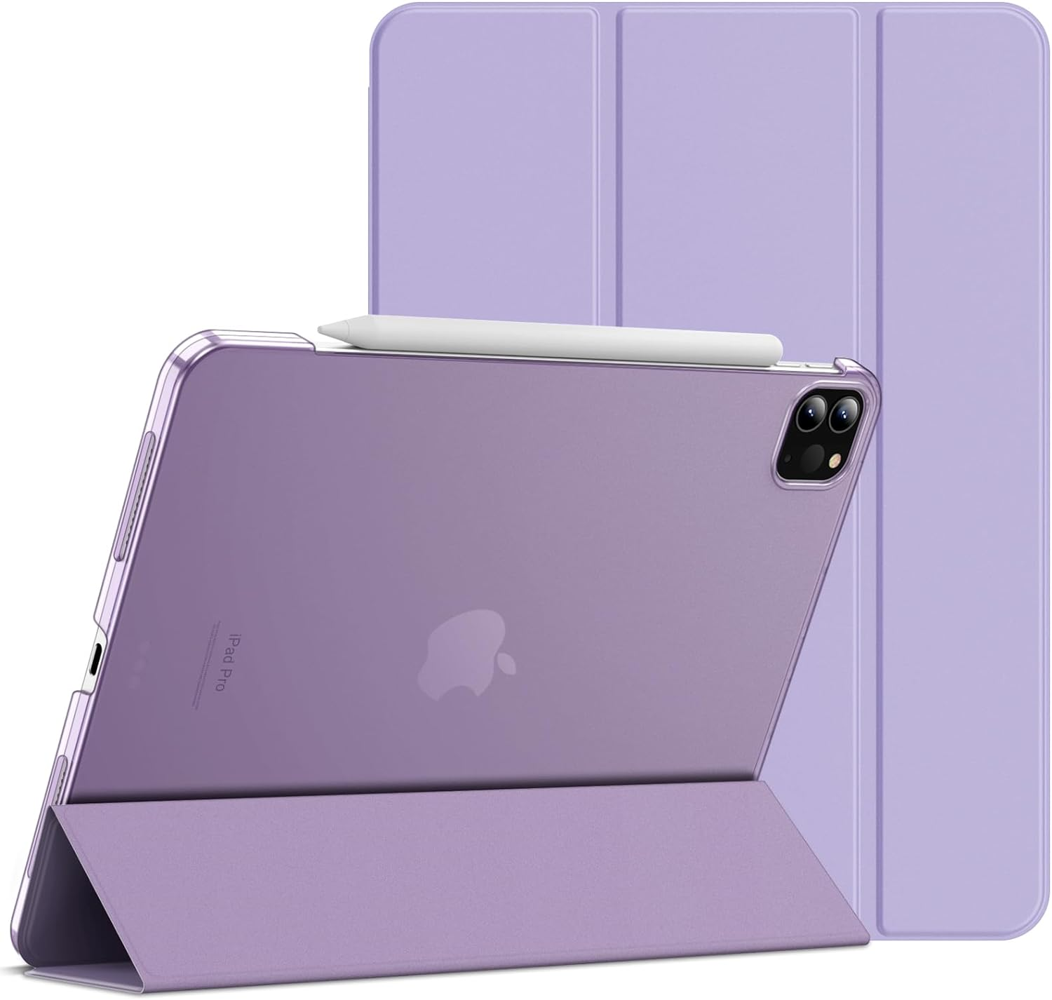 Jetech Case for Ipad Pro 11-Inch, 2022/2021/2020/2018 Model, Compatible with Pencil, Cover Auto Wake/Sleep (Light Purple)