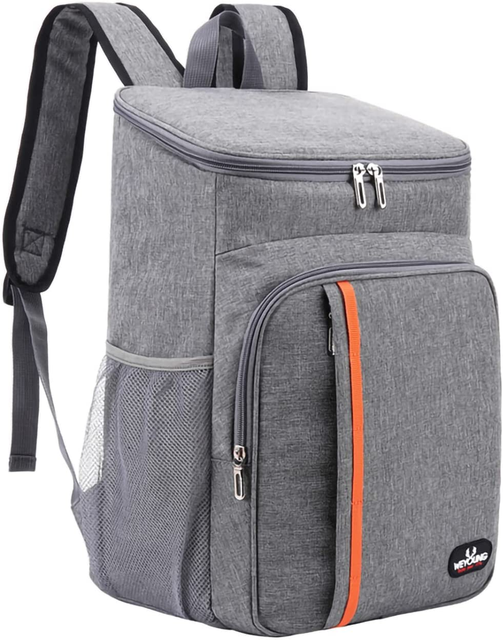 GIOD Picnic Backpack, Comfortable Insulated Cooler Backpack, Keep Cool, Waterproof and Leakproof Large Capacity Cooler Bag, Outdoor Travel Backpack (Grey)